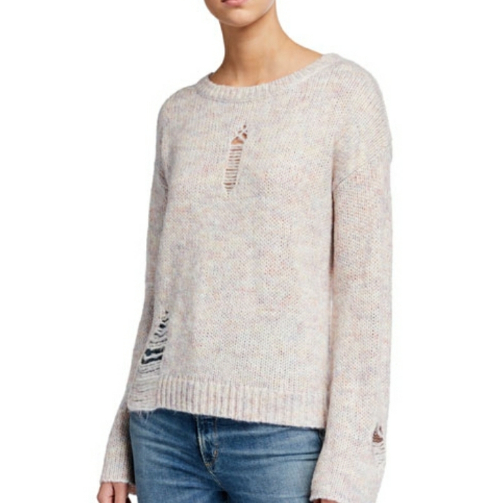 WILDFOX Distressed Sweater - Picture 2 of 8
